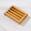 Bamboo Soap Dish – Natural Bathroom Accessory - Image 1