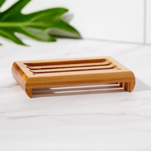 Bamboo Soap Dish – Natural Bathroom Accessory - Image 2