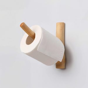 Wood Branch Toilet Paper Holder – Rustic Decor - Image 3