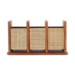 Wooden Cutlery Holder – 3 Section Organizer - Image 5