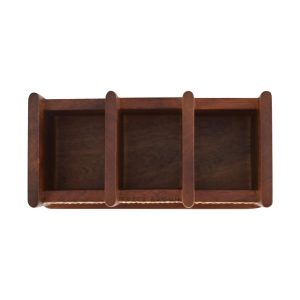 Wooden Cutlery Holder – 3 Section Organizer - Image 6