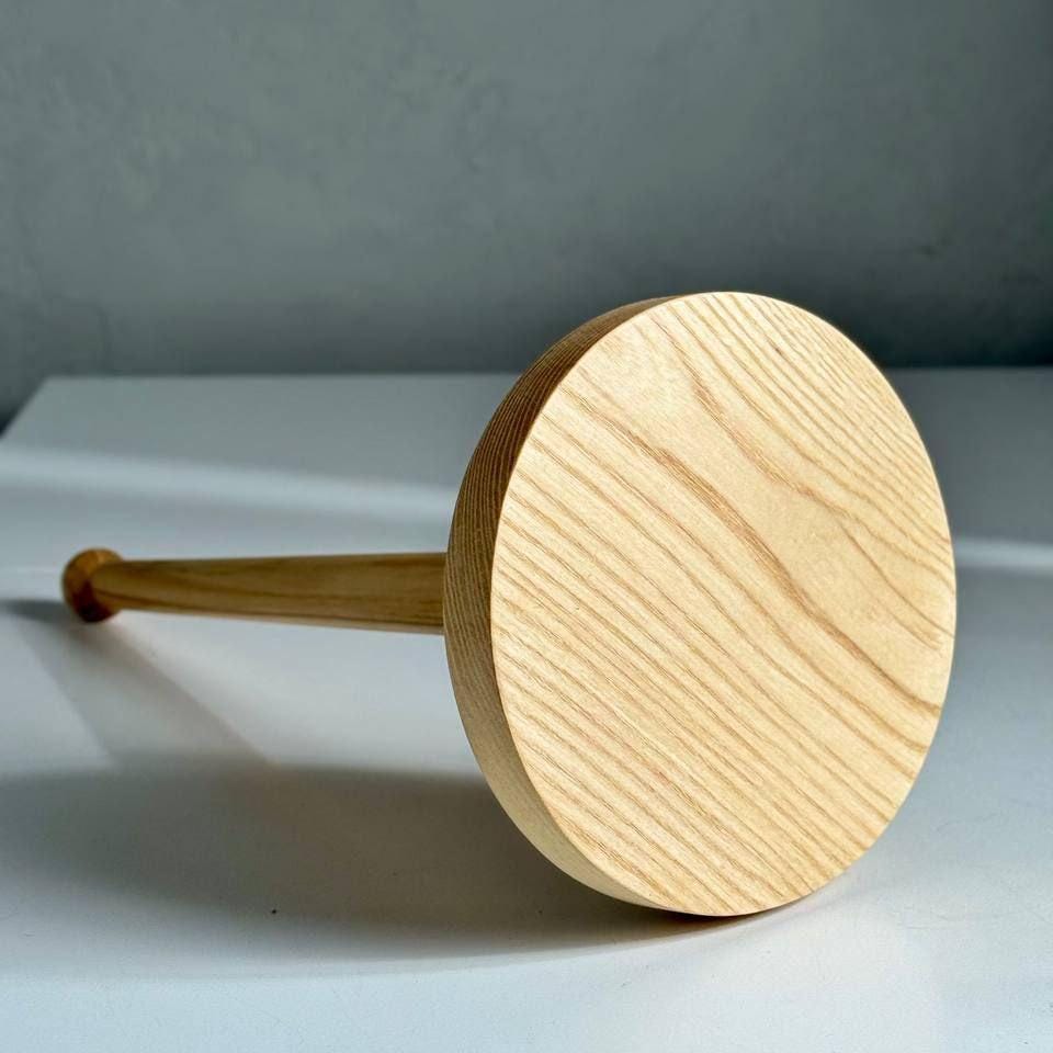 Wooden Paper Towel Holder – Solid Ash Kitchen Stand, Minimalist Countertop Organizer, Handmade Natural Wood Home Decor - Image 3